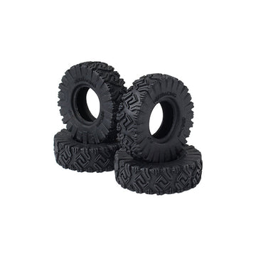 Nexx Racing Gekko 1.0″ Rubber M/T (Multi Terrain) Tires (Medium) for 1/24 RC Crawler Car (4pcs) - HeliDirect