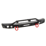 MEUS RACING Aluminum Front/rear Bumper with LED Lights for TRX4M 1/18th RC Crawler Car Upgrades (Front Bumper for Bronco) - HeliDirect