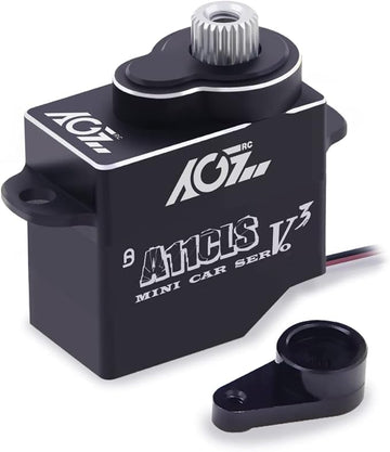 AGFRC 1.4KG Micro Programmable Coreless Digital RC Servo for Mini Z Car - Black