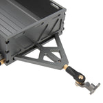 MEUS RACING Utility Trailer Car with Hitch for 1/18 TRX4M - Titanium - HeliDirect