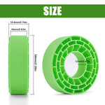 INJORA 4pcs Silicone Rubber Inserts For 62-64mm*24mm 1.0" Tires - GREEN-SOFT - HeliDirect
