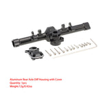 MEUS Racing Front Rear Axle Housing Cover with Back Cover for 1/24 Axial SCX24 90081 RC Car Model Accessories (Front axle + Rear axle) - HeliDirect