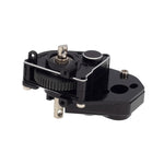 MEUS Racing RC Crawler Aluminum Transmission Gearbox, Assembled Transmission Case Complete Gearbox Upgrade Parts for 1/24 Axial SCX24 Deadbolt 90081 C10 Wrangler (Black) - HeliDirect