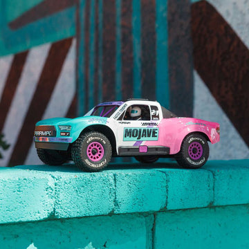 ARRMA MOJAVE GROM 223S BLX Brushless 4X4 Small Scale Desert Truck RTR with Battery & Charger - Teal