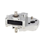 MEUS Racing RC Crawler Aluminum Transmission Gearbox, Assembled Transmission Case Complete Gearbox Upgrade Parts for 1/24 Axial SCX24 Deadbolt 90081 C10 Wrangler (Silver) - HeliDirect