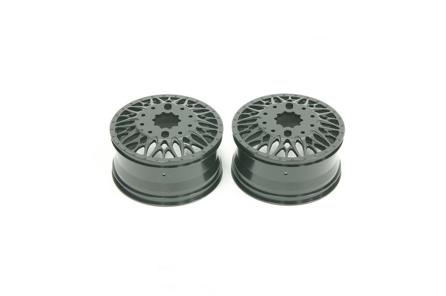 CD0608 KG1 Forged KD014 TRIDENT–D Wheels (FRONT, 40mm width, Black) 2 pcs - HeliDirect
