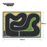 Turbo Racing 1:76 Racing Car track mat - Fast Layout - HeliDirect