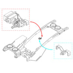 MEUS Racing Titanium LCG MD24 Chassis/ MD24 Dig Chassis Drive Shafts & Chassis Links for 1/24 SCX24