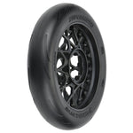 Pro-Line 1/4 Supermoto S3 Motorcycle Front Tire MTD Black (1) for Promoto-MX/SM