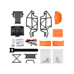 INJORA Nylon Rock Buggy Roll Cage Body Shell Chassis Kit For 1/24 SCX24 Chevrolet Jeep Wrangler Bronco - Orange - HeliDirect