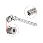 INJORA Steel Front Rear Center Drive Shafts For Axial SCX24 Chevrolet Jeep Wrangler Bronco (Silver) - HeliDirect
