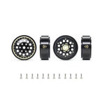 Treal 1.0" Brass Beadlock Crawler Wheels Rims (4pcs) For Axial SCX24 Bronco Gladiator C10 Deadbolt -Type A - HeliDirect