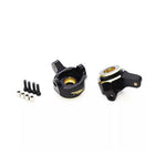 Treal Axial SCX24 Brass Front Steering Knuckles For SCX24 Deadbolt C10 Betty Gladiator Brocon - HeliDirect