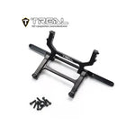 Treal Alu 7075 Rear Bumper Mount & Rear Body Post Mount For Axial SCX24 Chevrolet C10 Upgrades (Black) - HeliDirect
