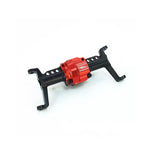 Treal Alu 7075 Front Portal Axle Housing For FMS FCX24 1:24 Crawler (Black) - HeliDirect