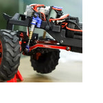 TREAL High Clearance Links - Alu 7075 Chassis Lower Linkages For 1/24 FMS FCX24 (Red) - HeliDirect