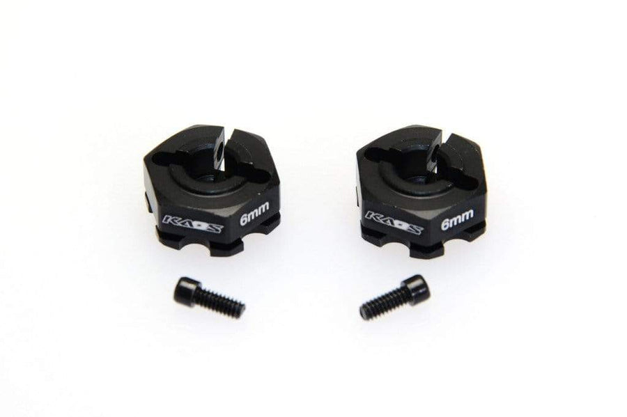CKD0205 KAOS CNC Aluminum Wheel Hex (6mm) 2pcs DL-Series - HeliDirect