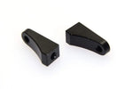 CKD0402 KAOS CNC Aluminum Servo Post (black anodized) 2pcs DL-Series - HeliDirect