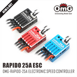 OMG RAPIDO 25A Sensorless Brushless ESC - Black