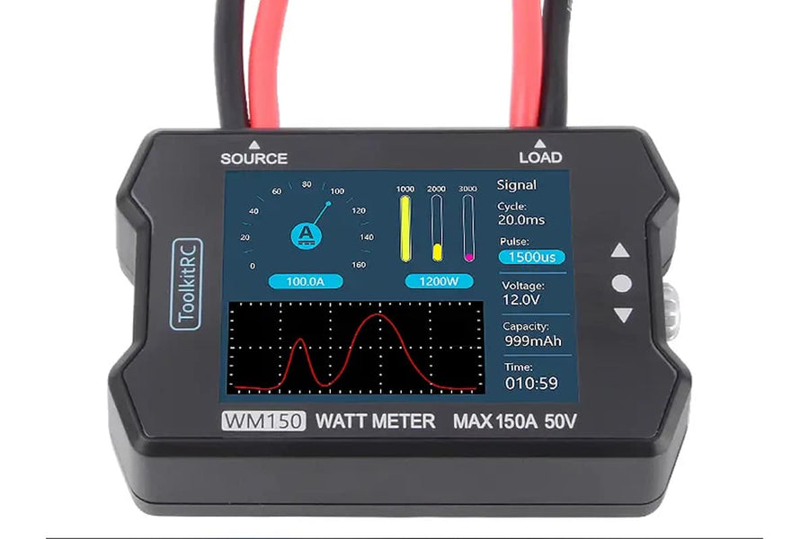 ToolkitRC WM150 Advanced Watt & Power Meter - HeliDirect