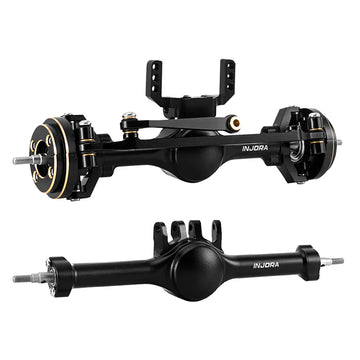 INJORA +4mm Planet Axles with Brass Steering Knuckles for 1/18 TRX4M