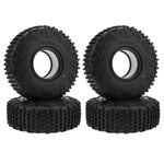 MEUS Racing 1.9 Inch MS6 Super Soft & Sticky Rubber Tires for 1/10 SCX10 Capra 1.9 UTB TRX4 Redcat Gen8