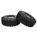 MEUS Racing 1.9 Inch MS6 Super Soft & Sticky Rubber Tires for 1/10 SCX10 Capra 1.9 UTB TRX4 Redcat Gen8