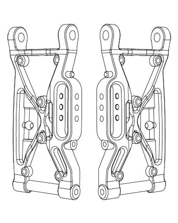 MJX HYPER GO Front Lower Arm For 10210