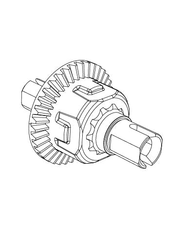 MJX HYPER GO Front/Rear Differential For 10210