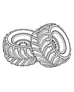 MJX HYPER GO Wheel Tires For 10210