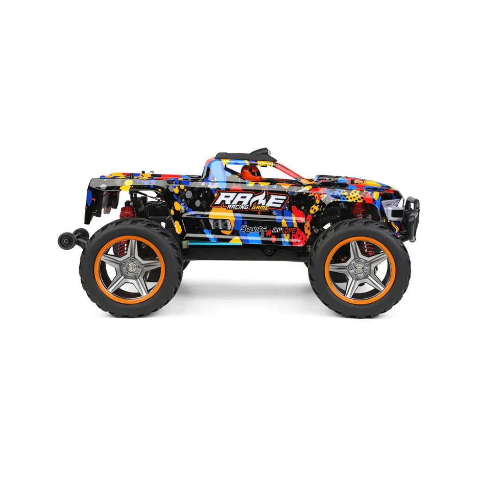 WLtoys 1/10 Brushless 4wd RC monster truck RTR - Blue - HeliDirect