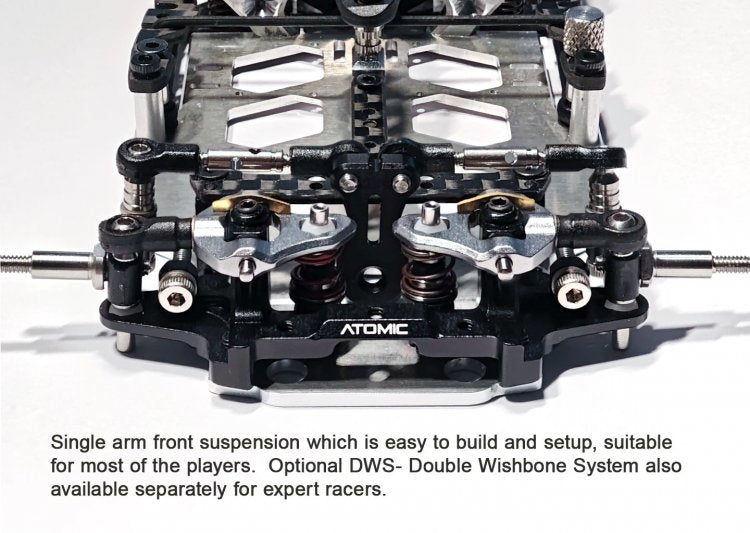 Atomic MRV 1:28 V-Link RWD Chassis Kit (No Electronic)