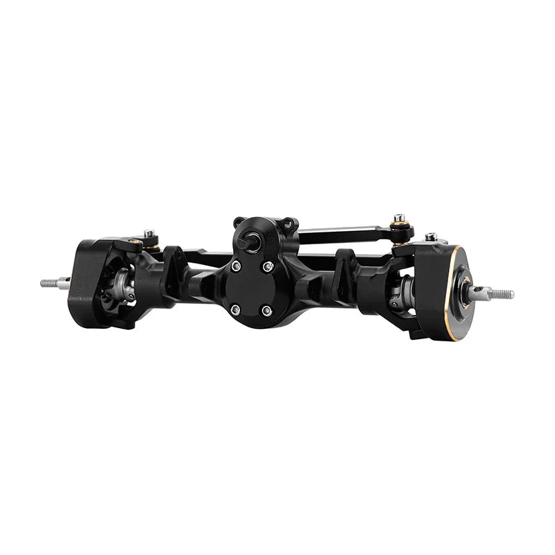 INJORA +4mm Planet Axles with Double Joint Shafts & Brass Steering Knuckles for 1/24 Axial SCX24