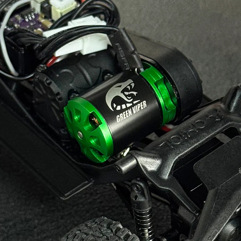 INJORA MBL32-NANO Brushless ESC & 1621 Green Viper Motor for 1/30 SCX30
