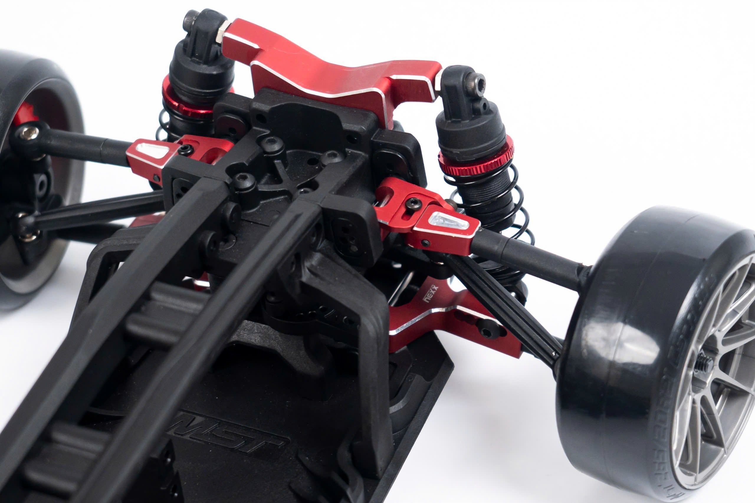 NX-446 Nexx Racing MST RMX 2.5 Aluminum Front Lower Arm Set (2pcs) - RED
