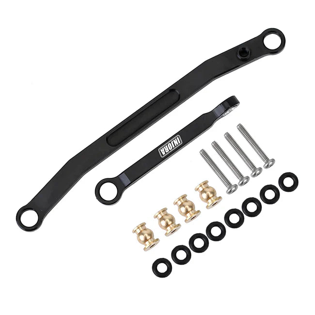 INJORA CNC Aluminum Steering Links for Axial SCX24 - HeliDirect