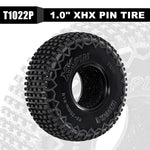 INJORA 1.0" XHX Pin Tires (4) (60*20mm)