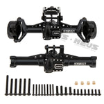 MEUS RACING  Aluminum Front Rear Axle Housing for 1/18 TRX4M TRX-4M Bronco Defender RC Crawler Upgrade Parts - BLACK - HeliDirect