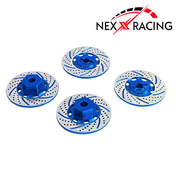 Nexx Racing Brake Rotor +2.5mm Hexes Fit 4-TEC - Blue