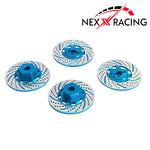 Nexx Racing Brake Rotor +2.5mm Hexes Fit 4-TEC - Turquoise
