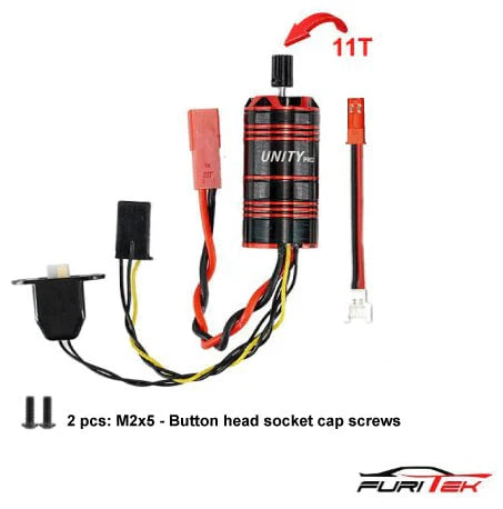 FURITEK UNITY PRO 3500kv 2-in-1 Micro FOC Brushless System for HobbyPlus CR-18P EVO-PRO