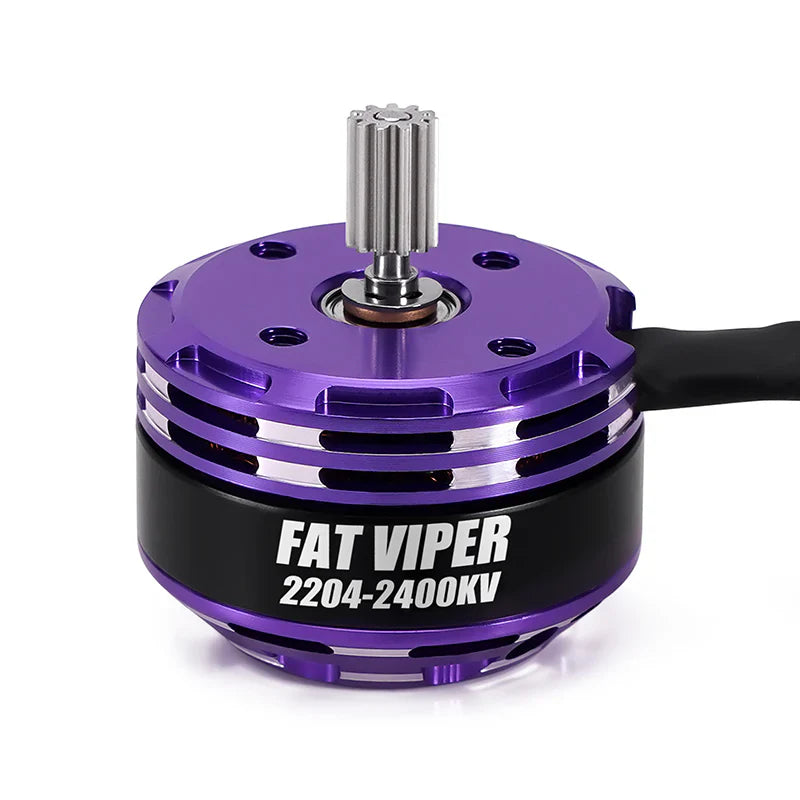 INJORA Fat Viper 2204 Brushless Outrunner 2400 KV Motor & Transmission For 1/18 TRX4M