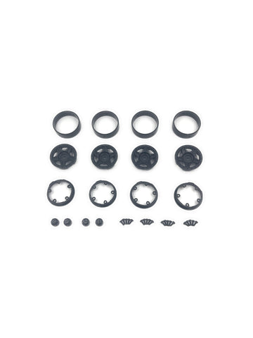 HobbyPlus Deep Star 1.2" Beadlock Wheel (4pcs)  - Black