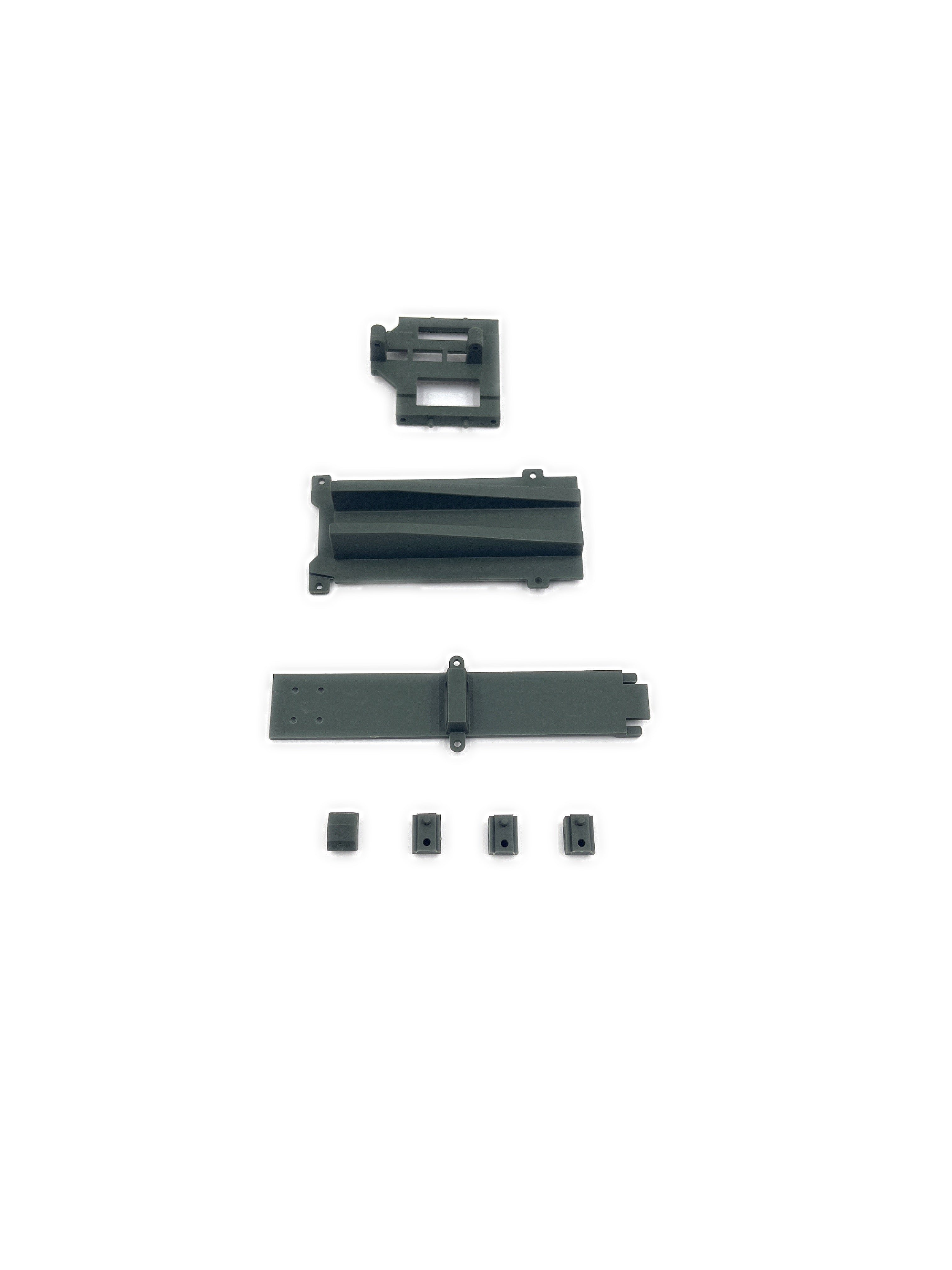 HobbyPlus Terranaut 8x8 Shift Servo Mount & Body Mounting Parts ( Green )