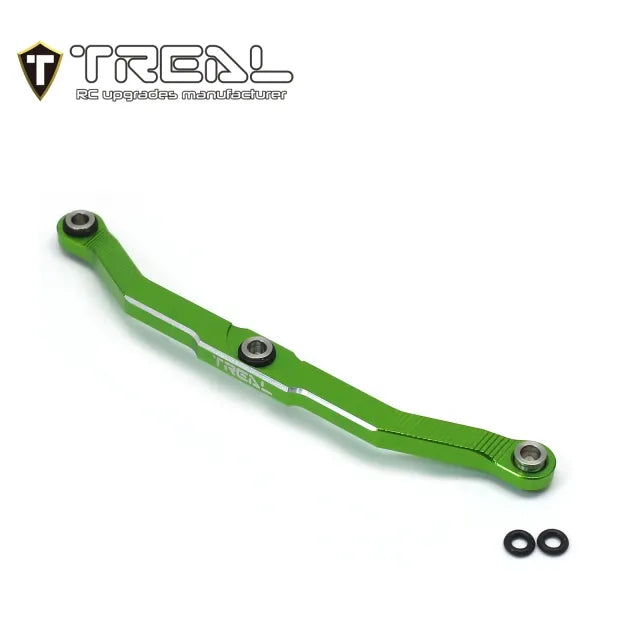 TREAL TRX-4M Front Steering Link, Aluminum 7075 CNC Machined Upgrades for 1/18 TRX-4M Defender Bronco - HeliDirect