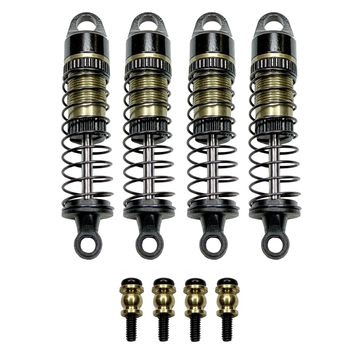 HobbyPlus  Aluminum Oil Shock Set - Speck-SCT
