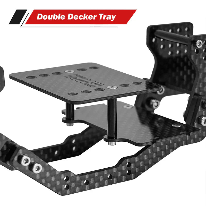 INJORA LCG Carbon Fiber Chassis Kit for 1/18 Redcat Ascent18
