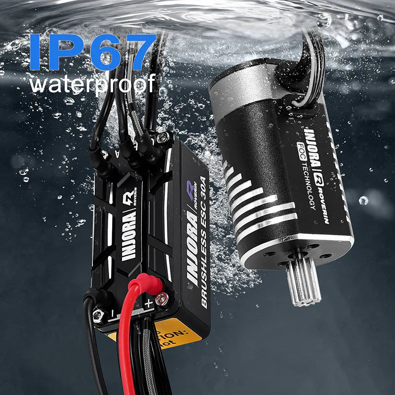 INJORA Roverin M30 G2 FOC Sensored Brushless ESC & Motor for 1/18 TRX4M Ascent1