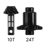 INJORA 24T/10T UNDERDRIVE GEARS Alloy Steel Helical Gears for 1/18 TRX4M - HeliDirect
