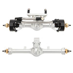 MEUS Racing SCX24 Metal V2 Isokinetic Front Rear Axles +5MM Isokinetic 3-Section CVD With 52° Steering Angle for 1/24 SCX24